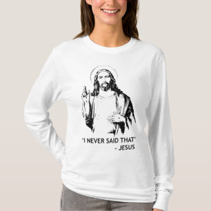 Camiseta Cristiano Jesús Religioso Nunca Dije Eso