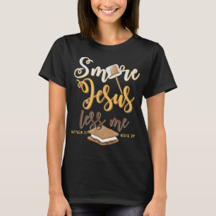 Camiseta Cristiano más júbilo menos yo camping Chocola