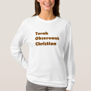 Camiseta Cristiano observador de Torah