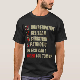Camiseta Cristiano patriótico conservador beliceño