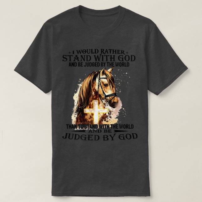 Camiseta Cristiano Prefiero Apoyar A Mi Dios. (Diseño del anverso)