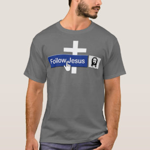 Camiseta Cristiano sigue a Jesús Amigo de la Fe Graciosa en