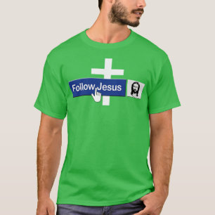 Camiseta Cristiano sigue a Jesús Amigo de la Fe Graciosa en