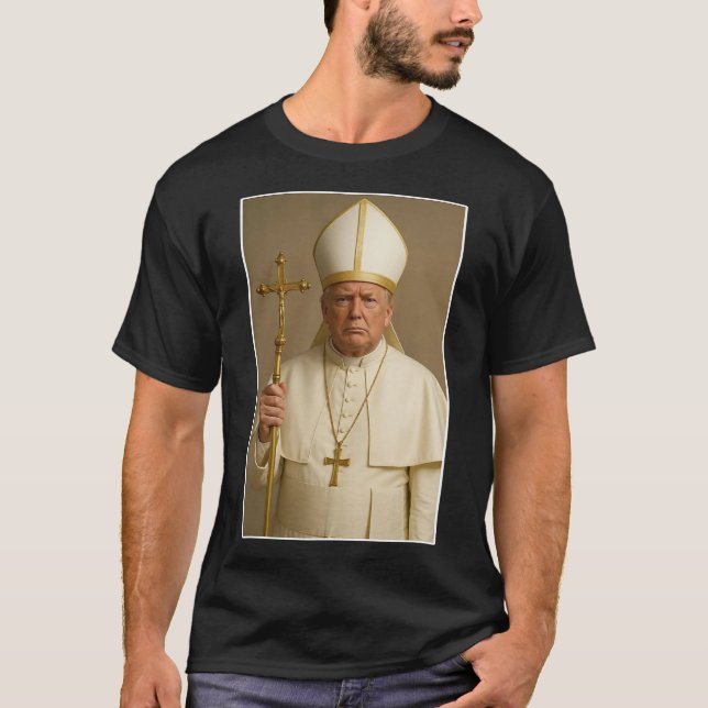 Camiseta Cristiano Vaticano Una nueva política divertida de (Anverso)