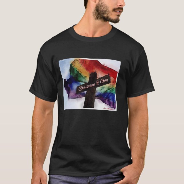 Camiseta Cristiano y gay (Anverso)