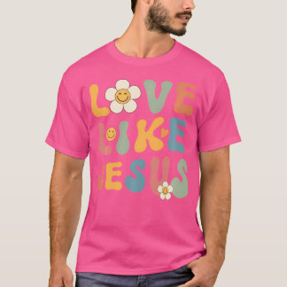 Camiseta Cristianos para Chicas Groovy Amor como Jesús