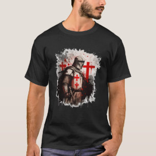 Camiseta Cristianos Templarios Caballeros Templarios Cruz P