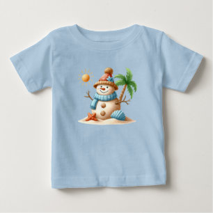 Camiseta-Cristmas Tropical Camisetas Familiares