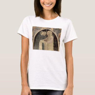 Camiseta Cristo acoge con satisfacción a dos frailes