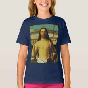 Camiseta Cristo bendiciendo por Giovanni Bellini  
