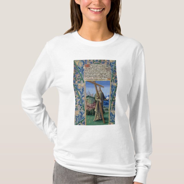 Camiseta Cristo con la cruz y el orbe (Anverso)