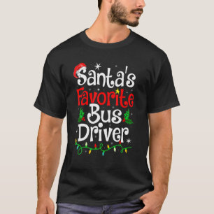 Camiseta Cristo, conductor favorito de autobús de Santa Cla