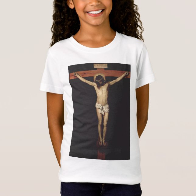 Camiseta Cristo crucificado por Diego Velázquez (Anverso)