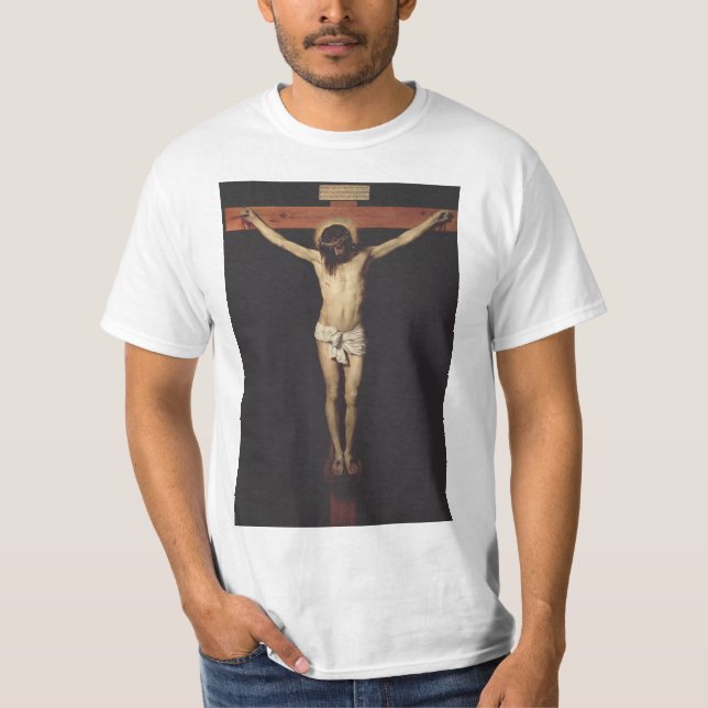 Camiseta Cristo crucificado por Diego Velázquez (Anverso)