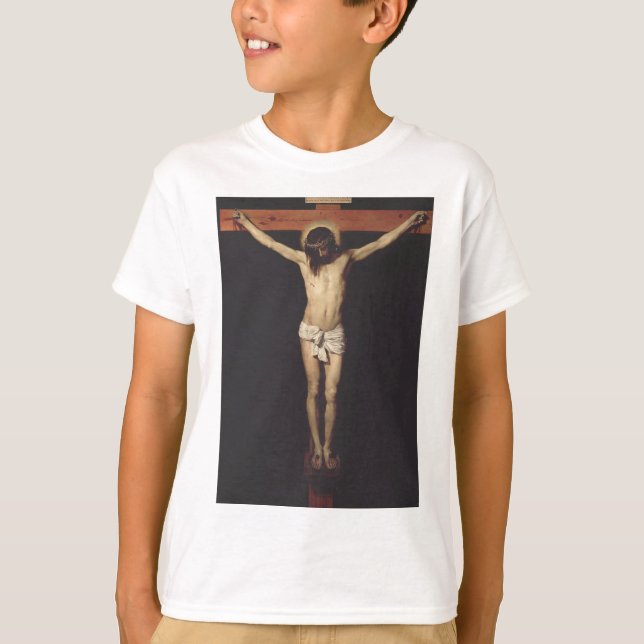 Camiseta Cristo crucificado por Diego Velázquez (Anverso)