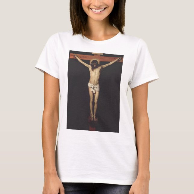 Camiseta Cristo crucificado por Diego Velázquez (Anverso)