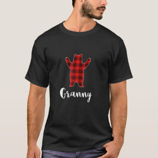Camiseta Cristo de la familia de la abuela roja del oso búf