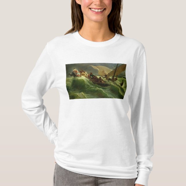 Camiseta Cristo dormido en su barco (Anverso)