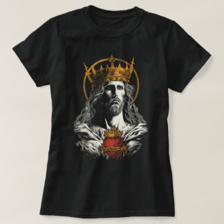 Camiseta Cristo, el Rey Camisas Católicas, Cristiano Jesús