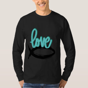 Camiseta Cristo El salva a la iglesia alabando al dios seño
