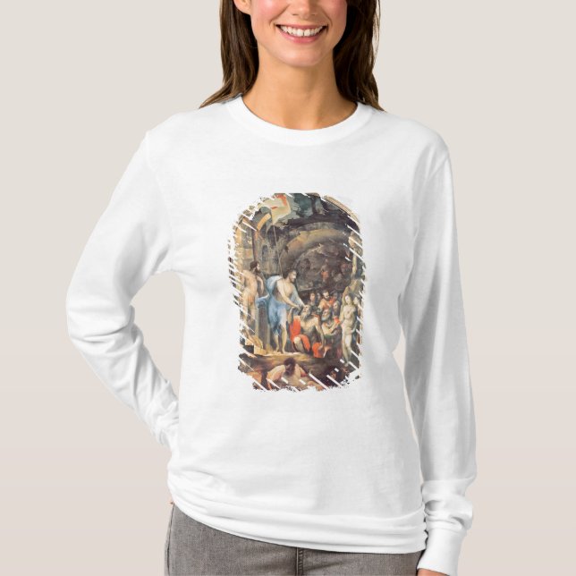 Camiseta Cristo en el limbo, c.1530-35 (el panel) (Anverso)