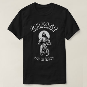 CAMISETA ¡CRISTO EN UNA BICICLETA!