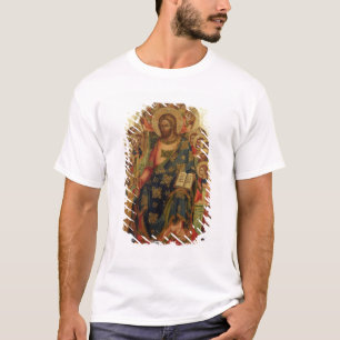 Camiseta Cristo Enthroned con los santos y los ángeles que