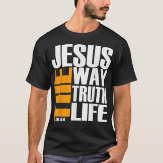 Camiseta Cristo es Jesús El Camino La Verdad La Vida Cristo