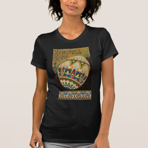 Camiseta ¡Cristo está en pie! Huevo ruso de Pascua fino V
