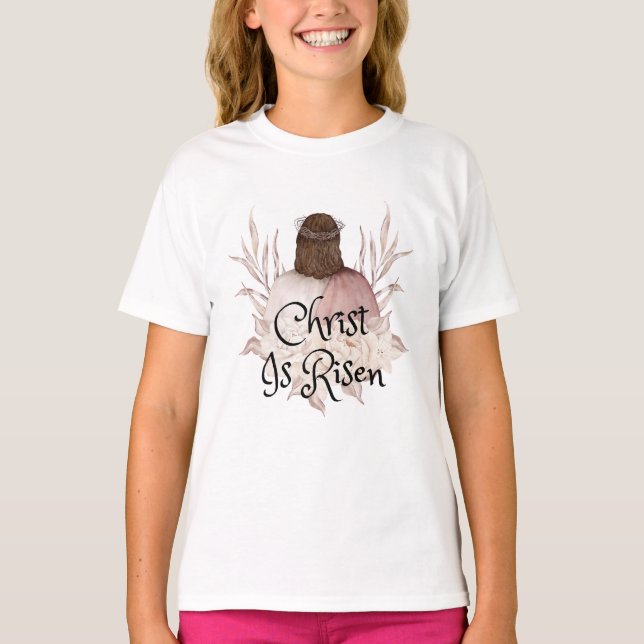 Camiseta Cristo ha resucitado (Anverso)