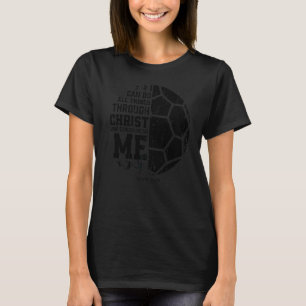 Camiseta Cristo me fortalece a la religión cristiana