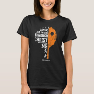 Camiseta Cristo Me Fortalece Mesa Religiosa Cristiana T