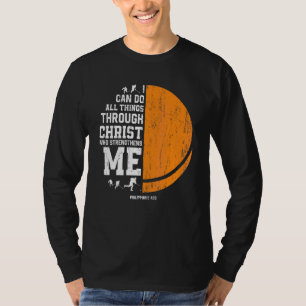 Camiseta Cristo me fortalece religiosa cristiana hice hoc