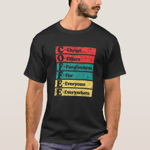 Camiseta Cristo Ofrece Perdón A Todos Para El Café
