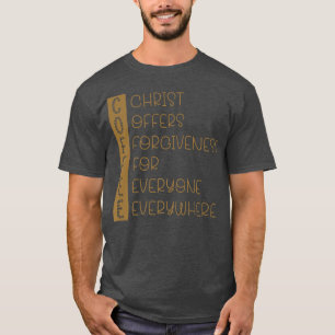 Camiseta Cristo Ofrece Perdón Para Todos En Todas Partes
