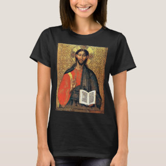 Camiseta Cristo Pantocrátor Icono Ortodoxo Siglo XVI 