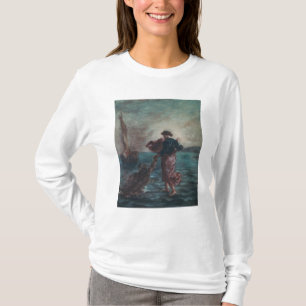 Camiseta Cristo que camina en el agua