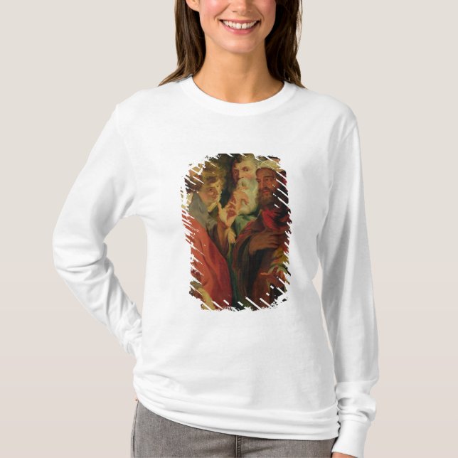 Camiseta Cristo que da instrucciones Nicodemus (Anverso)