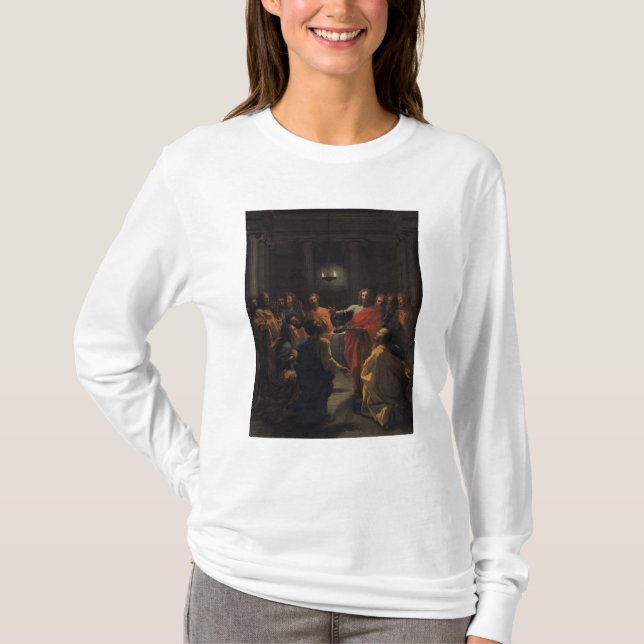 Camiseta Cristo que instituye la eucaristía (Anverso)