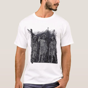 Camiseta Cristo resucitado entre los santos Andrés y Longin
