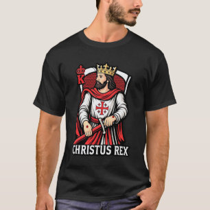 Camiseta Cristo Rey Católico Cristo el Rey Sagrado Corazón