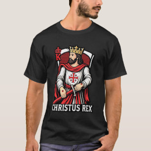 Camiseta Cristo Rey Católico Cristo el Rey Sagrado Corazón