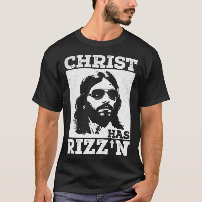Camiseta Cristo tiene a Rizz en Risen Guay Juego de Jesucri (Anverso)