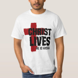 Camiseta CRISTO VIVE Se ha vuelto cristiano en Pascua