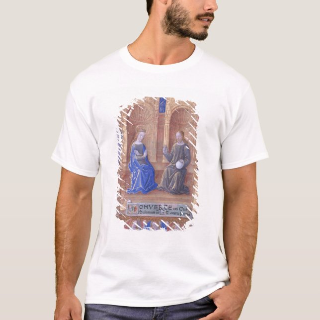 Camiseta Cristo y el Virgen María Enthroned (Anverso)