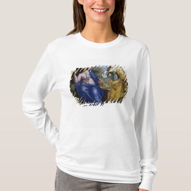 Camiseta Cristo y la mujer de Samaria (Anverso)