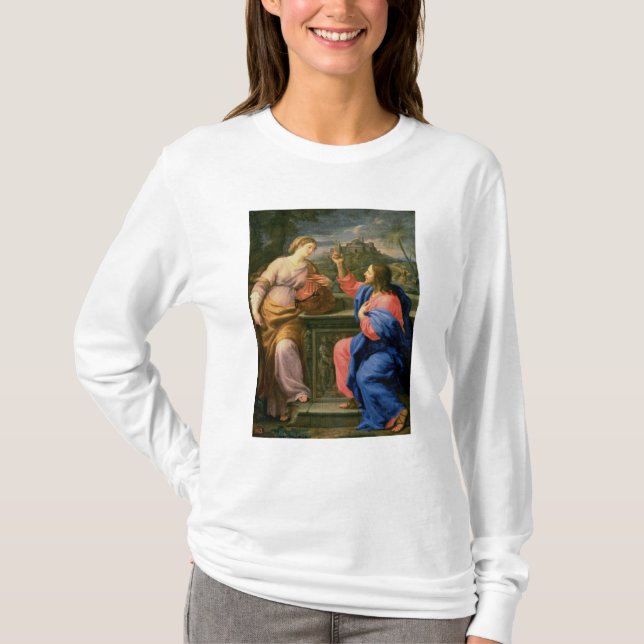 Camiseta Cristo y la mujer de Samaria (Anverso)