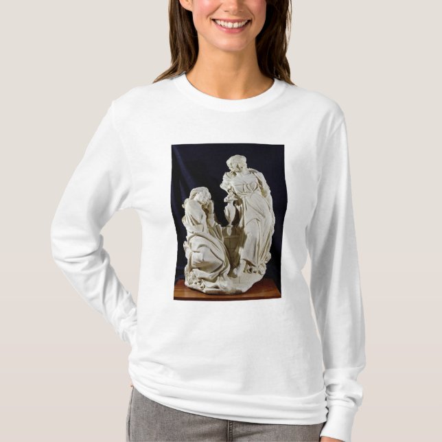 Camiseta Cristo y la mujer de Samaria (Anverso)