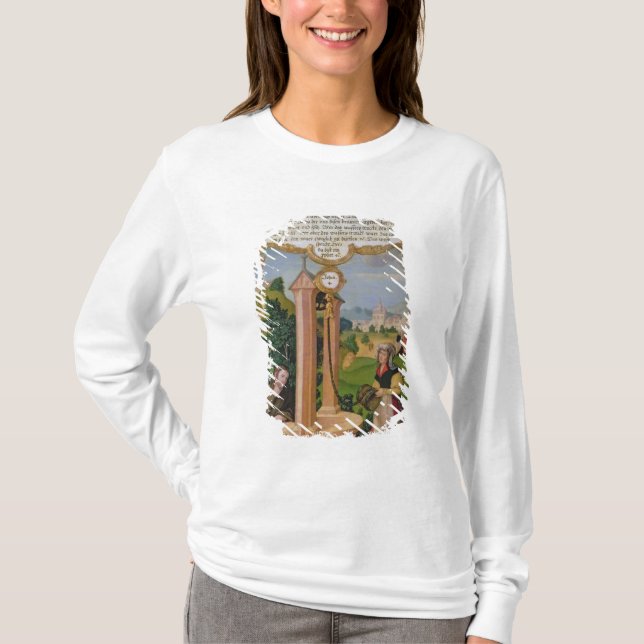 Camiseta Cristo y la mujer de Samaria en el pozo de Jacob (Anverso)