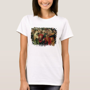Camiseta Cristo y la mujer tomados en el adulterio 2